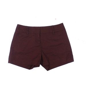 Daisy Fuentes Shorts Womens Sz 4 Burgundy
